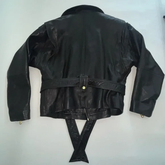 Vintage Andrew Marc Additions Leather Jacket Medium - Picture 2 of 5
